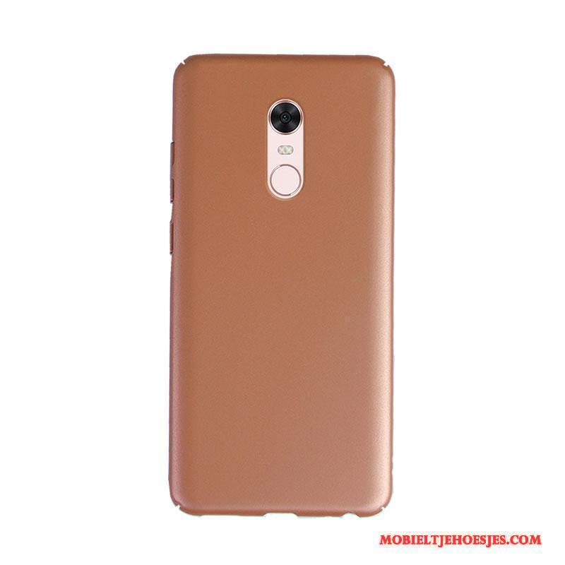 Redmi Note 5 Hoesje Kleur Schrobben Anti-fall Rood Bescherming All Inclusive Goud