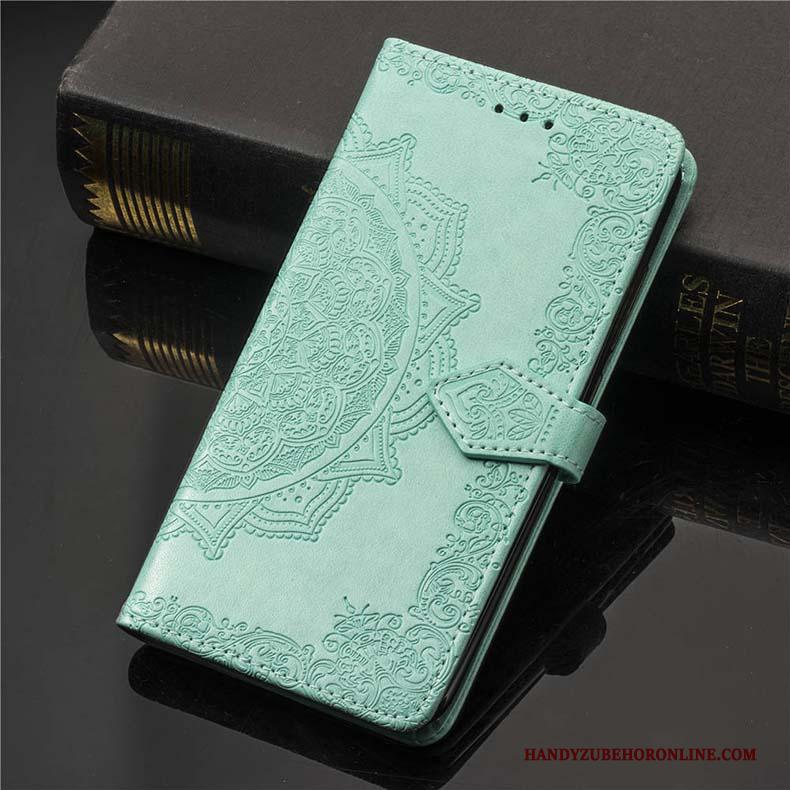 Redmi Note 6 Pro Mini Siliconenhoesje Rood All Inclusive Hoesje Telefoon Leren Etui Groen