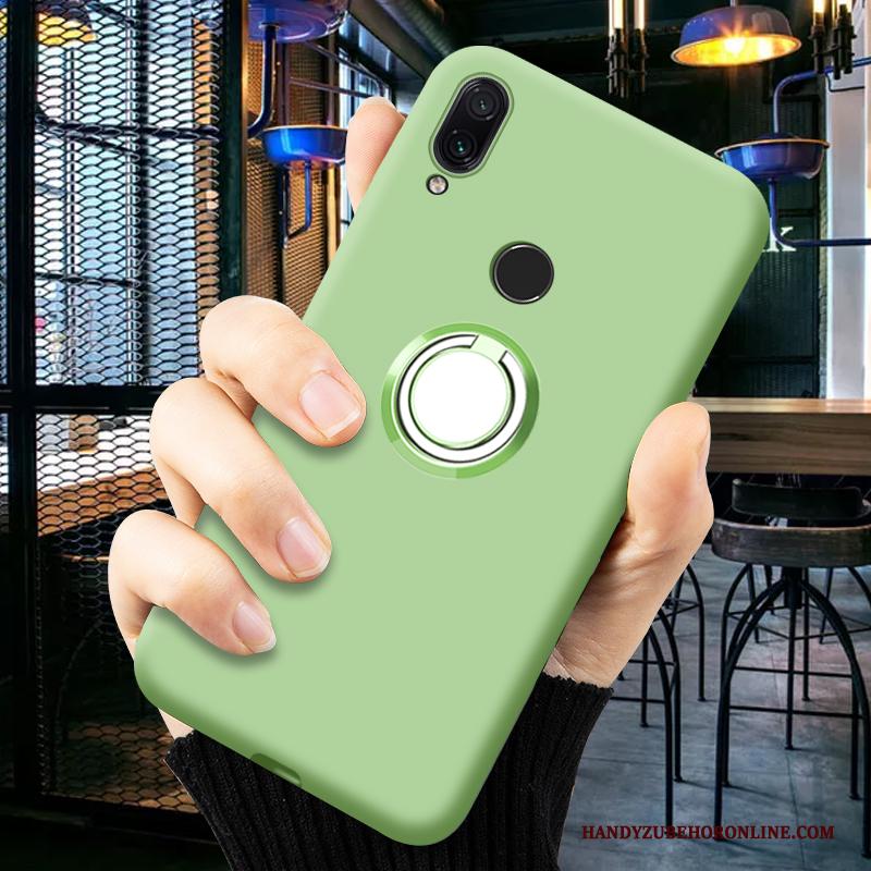 Redmi Note 7 Groen Siliconen Zacht Hoesje Telefoon Auto Bescherming Mini