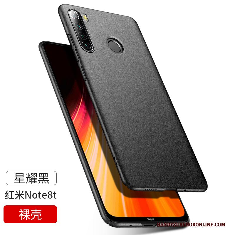 Redmi Note 8t Zwart Dun Trend Hoesje Telefoon Schrobben All Inclusive