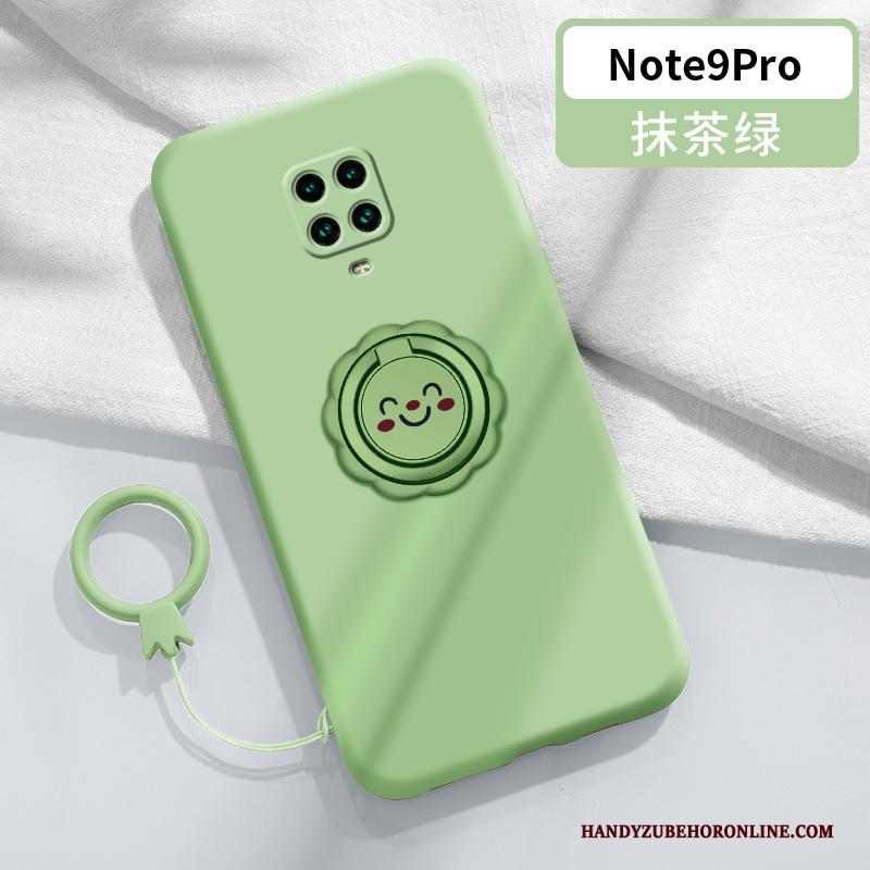 Redmi Note 9 Pro Rood Groen Bescherming Hoesje Telefoon Smiley Schrobben Persoonlijk
