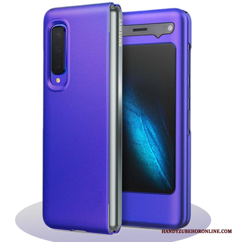 Samsung Fold Dun Purper Vouw Schrobben Ster All Inclusive Hoesje