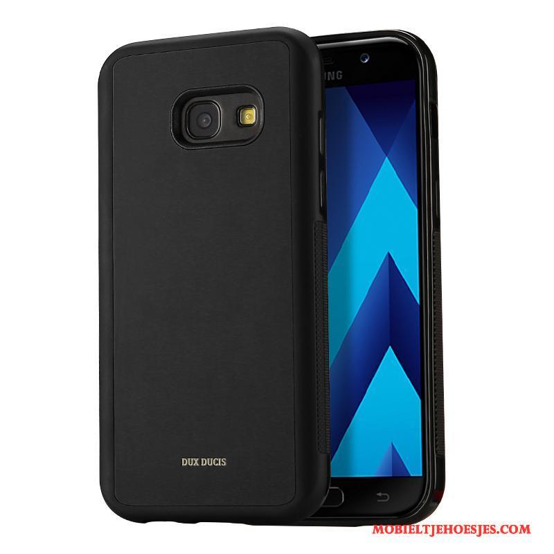 Samsung Galaxy A3 2017 Hoesje Anti-fall Mobiele Telefoon Zacht Hoes Bescherming Zwart Ster