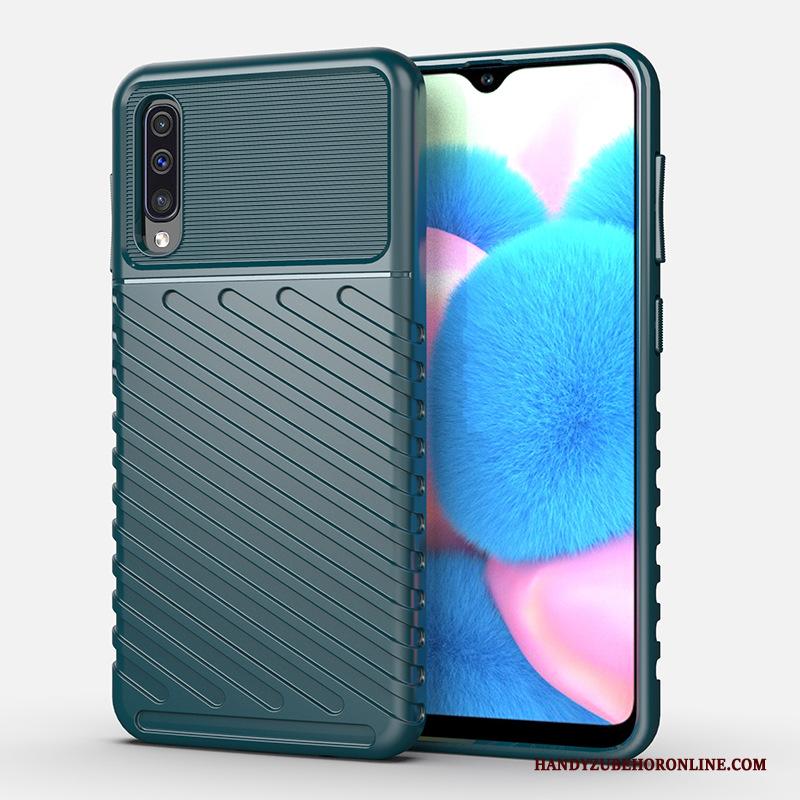 Samsung Galaxy A30s Blauw Anti-fall Ster Hoesje Telefoon Voor Mobiele Telefoon