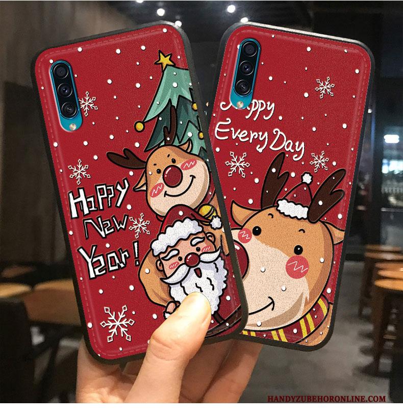 Samsung Galaxy A30s Hoesje Kerstmis Original Hoes Ster Zacht Bescherming Spotprent