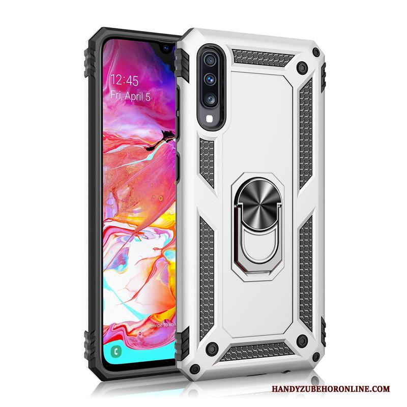 Samsung Galaxy A30s Siliconen Klittenband Magnetisch Zacht Hoesje Telefoon Bescherming Trend