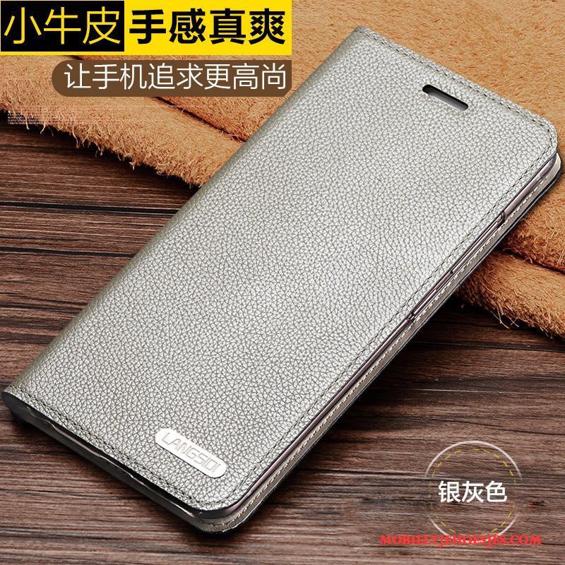 Samsung Galaxy A5 2015 Hoesje Clamshell Eenvoudige Mobiele Telefoon Leren Etui Ster Echt Leer Hoes