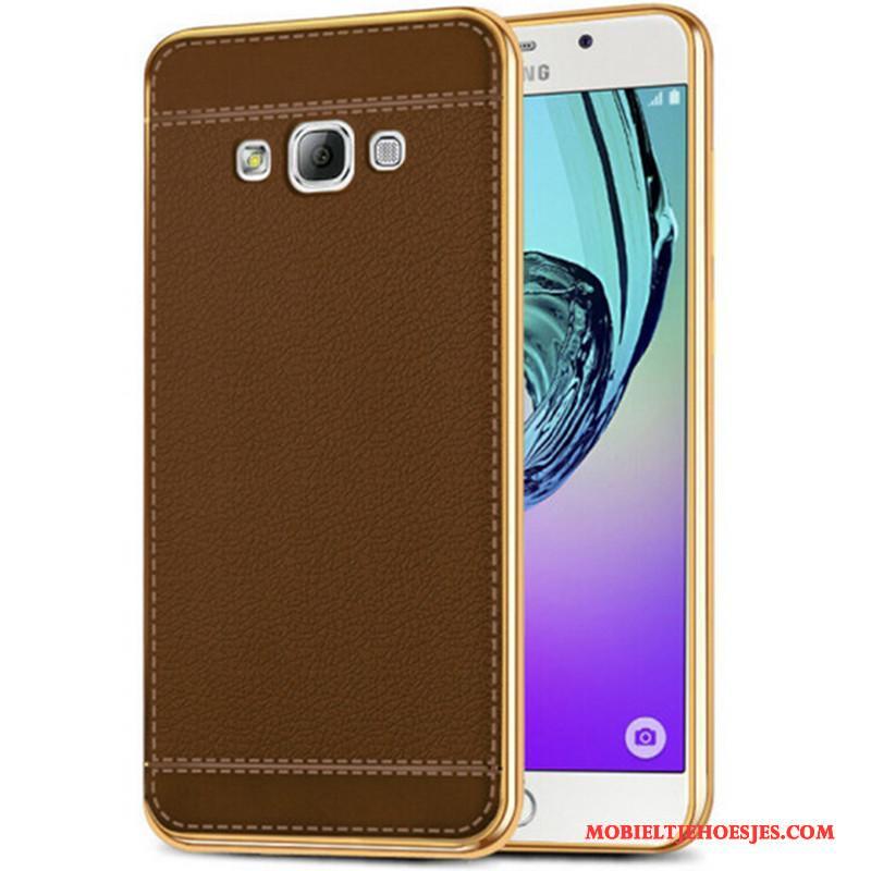 Samsung Galaxy A5 2015 Hoesje Telefoon Plating Bescherming Ster All Inclusive Patroon Zacht