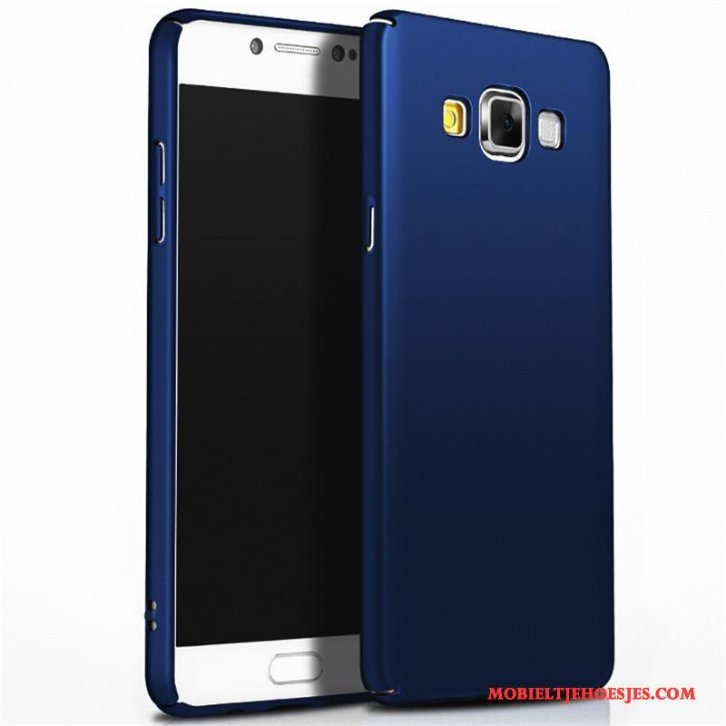 Samsung Galaxy A5 2015 Hoesje Telefoon Ster Mobiele Telefoon Schrobben Hard Blauw Bescherming