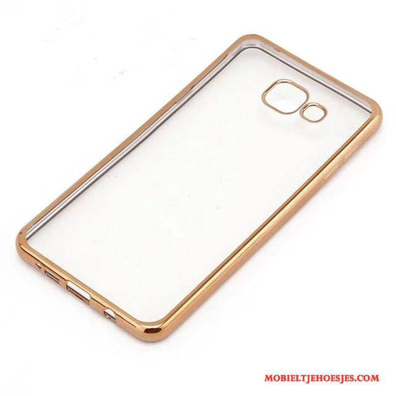 Samsung Galaxy A5 2016 Anti-fall Hoes Zacht Doorzichtig Ster Hoesje Telefoon Goud