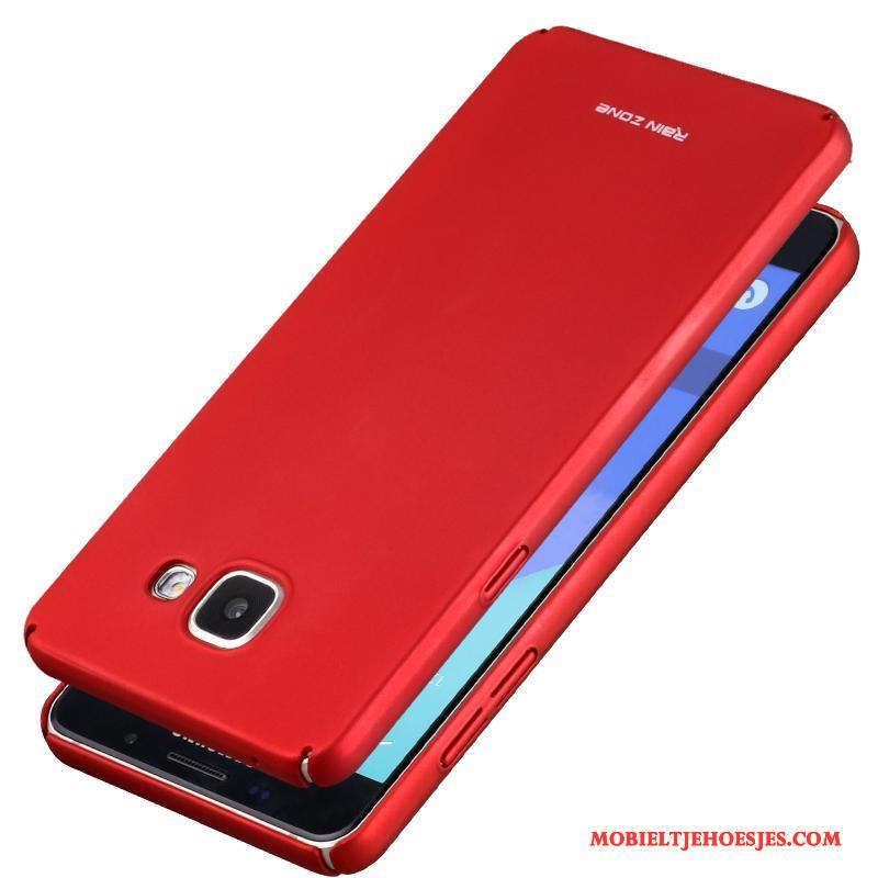 Samsung Galaxy A5 2016 Hoes Schrobben All Inclusive Hoesje Telefoon Rood Siliconen Bescherming