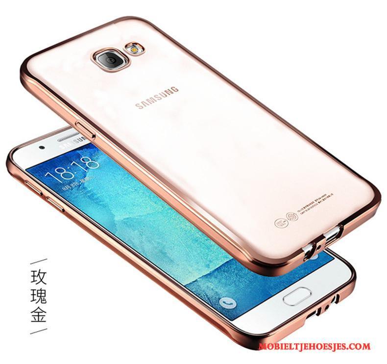 Samsung Galaxy A5 2016 Hoesje Telefoon All Inclusive Rose Goud Bescherming Siliconen Anti-fall Zacht
