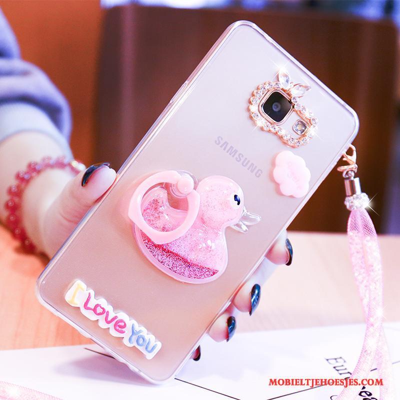 Samsung Galaxy A5 2016 Roze Persoonlijk All Inclusive Mooie Hoesje Telefoon Bescherming Scheppend