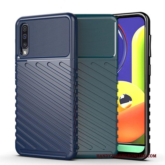 Samsung Galaxy A50s Hoes Anti-fall Blauw Voor Ster Hoesje Telefoon Bescherming