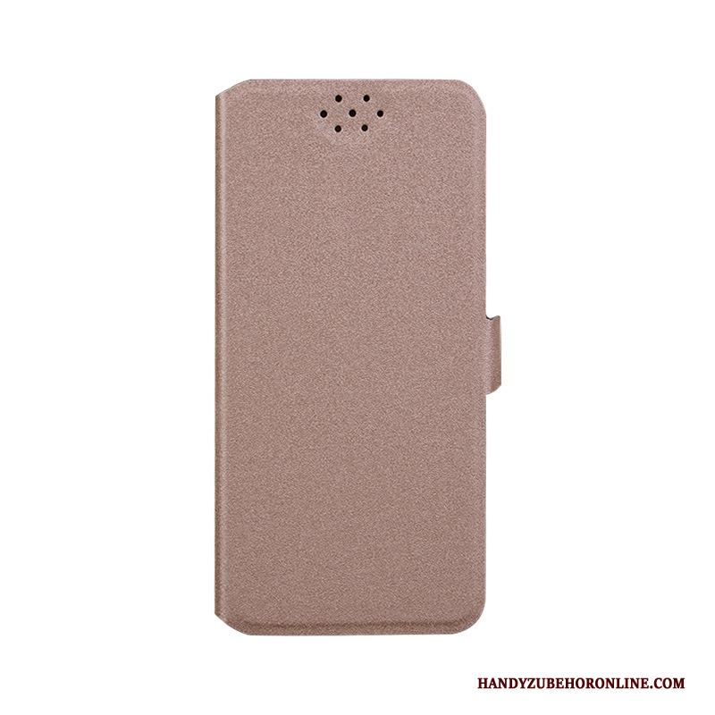 Samsung Galaxy A60 Hoesje Telefoon Mobiele Telefoon Rose Goud Leren Etui Folio Ster Anti-fall