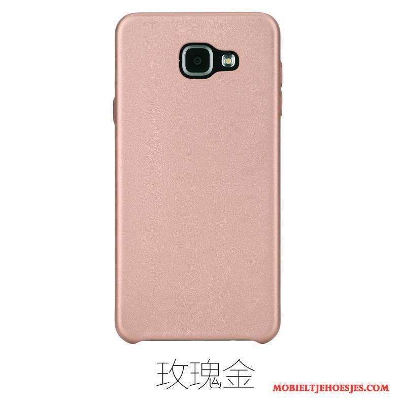 Samsung Galaxy A7 2015 Hoesje Telefoon Roze Mobiele Telefoon Leren Etui Ster Bescherming