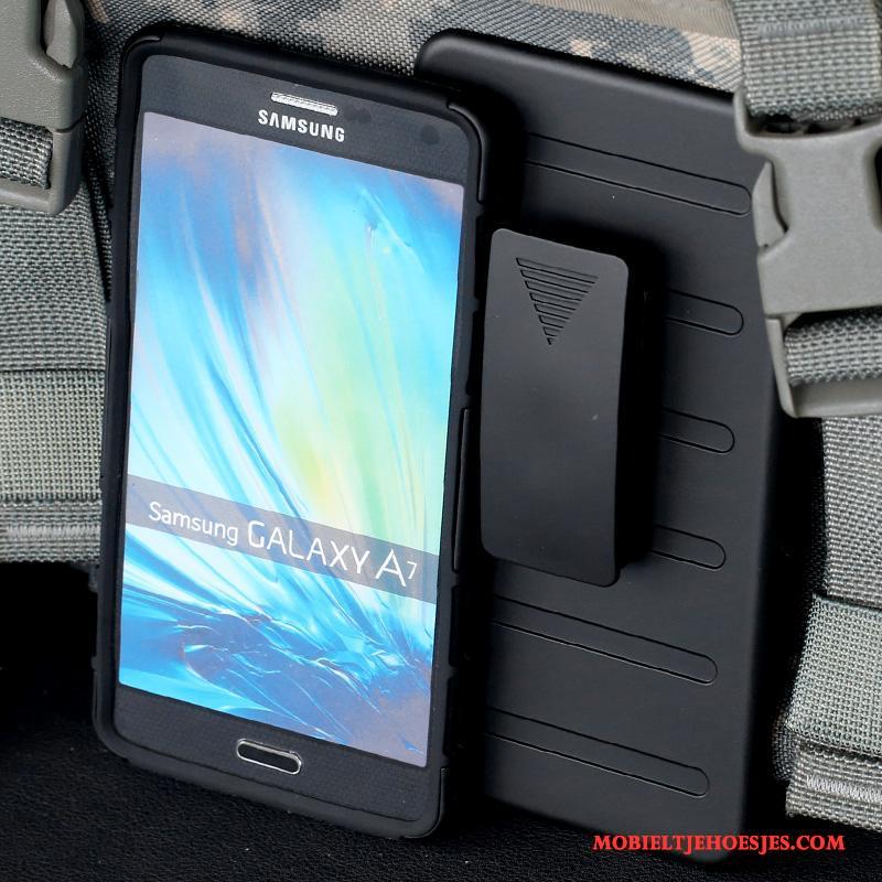 Samsung Galaxy A7 2015 Mobiele Telefoon Ster Anti-fall Tactiek Hoesje Bescherming Zacht