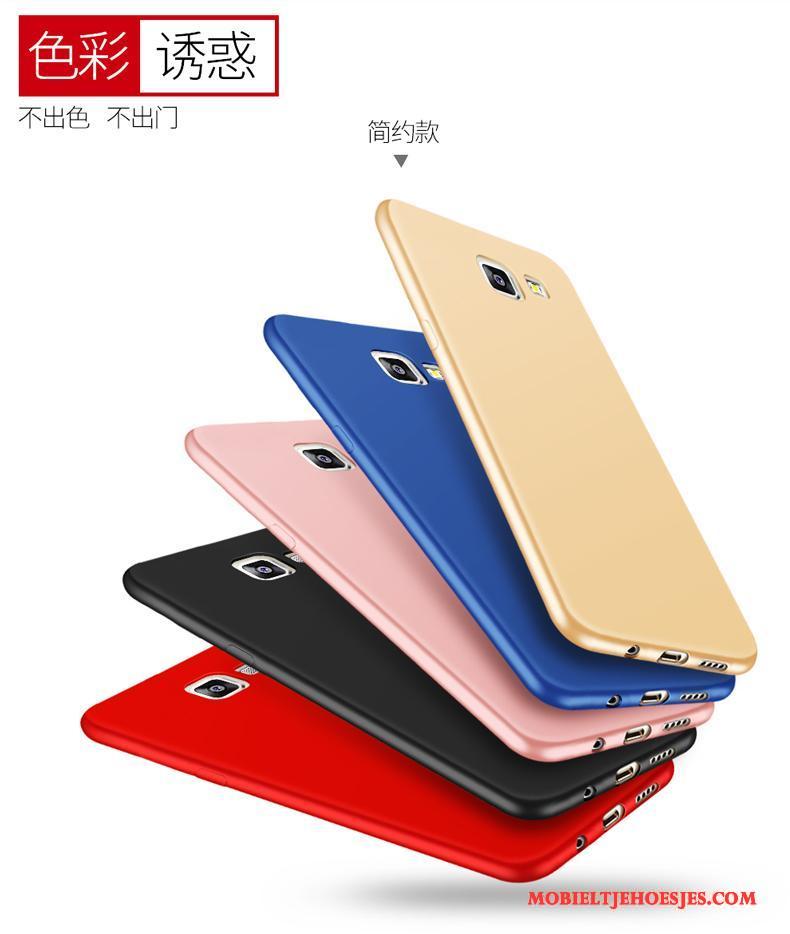 Samsung Galaxy A7 2016 Bescherming Siliconen Ster Hoesje Telefoon Kleur Schrobben Zacht