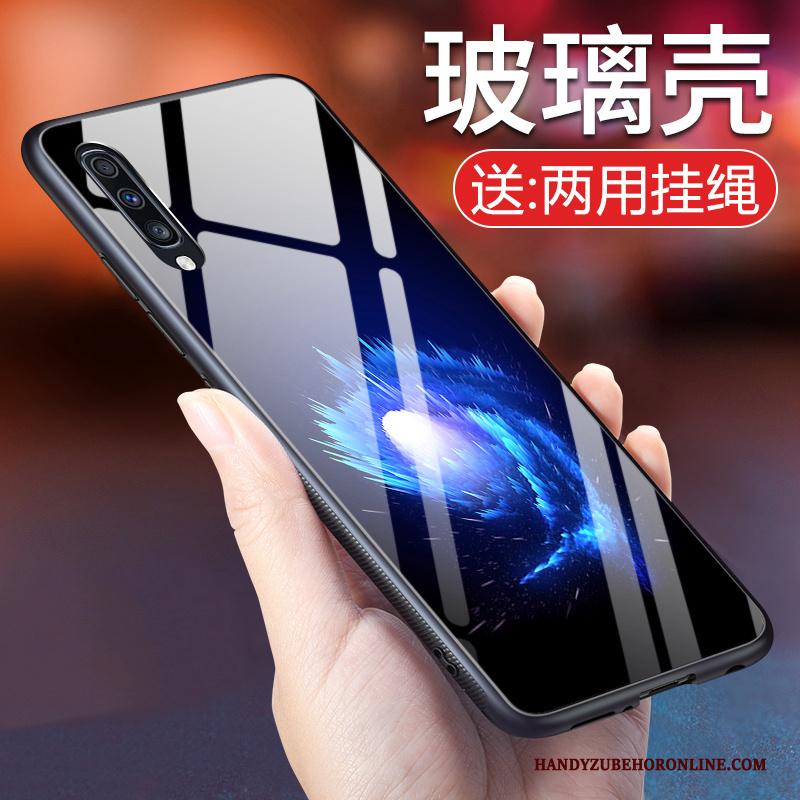 Samsung Galaxy A70 Licht Wind Siliconen Hoesje Telefoon Bescherming Anti-fall Glas