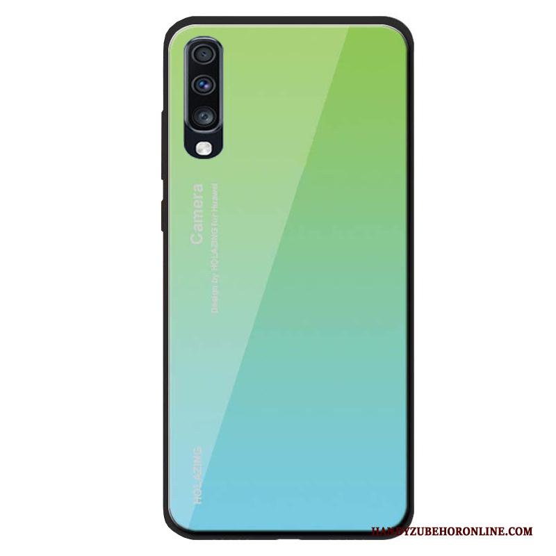 Samsung Galaxy A70 Ster Bescherming Anti-fall Hoesje Telefoon Zacht Siliconen Glas