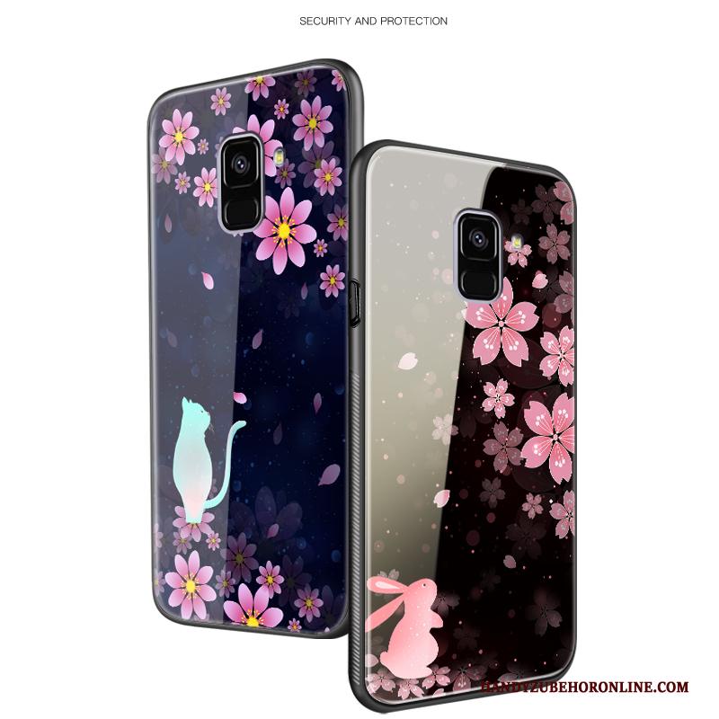 Samsung Galaxy A8 2018 Hoesje Bescherming Mode Wind Persoonlijk Brits Zacht Hoes