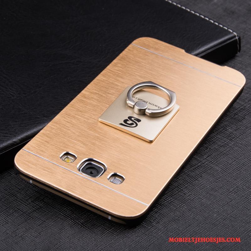 Samsung Galaxy A8 Hoesje Anti-fall Trend Ster Goud Scheppend Metaal