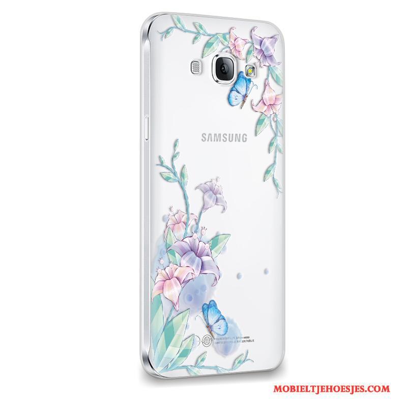 Samsung Galaxy A8 Hoesje Mooie Trend Anti-fall Ster Groen Zacht Hoes
