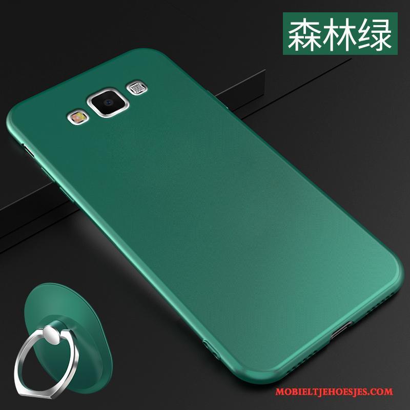 Samsung Galaxy A8 Hoesje Telefoon Zacht Siliconen Bedrijf Groen Bescherming