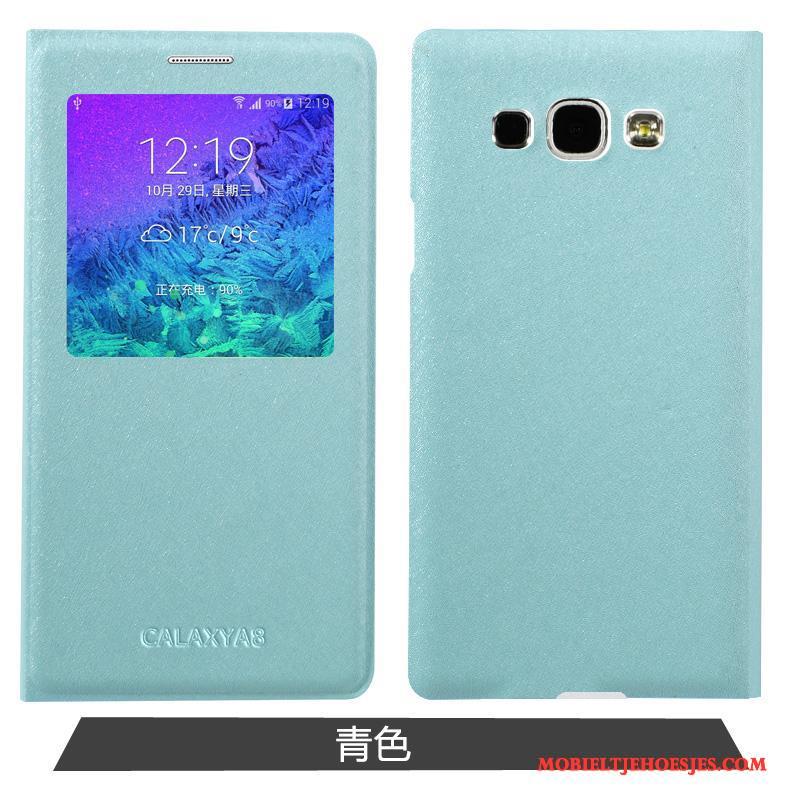 Samsung Galaxy A8 Ster Dun Bescherming Hoes Blauw Hoesje Anti-fall