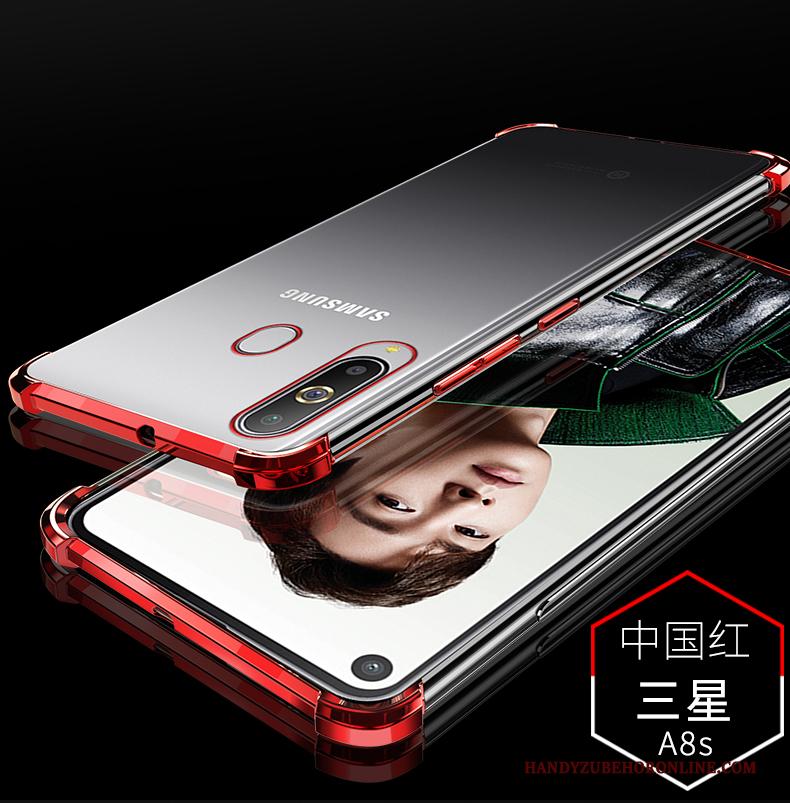 Samsung Galaxy A8s Zacht Hoesje Telefoon Rood Bescherming Trend Gasbag Persoonlijk