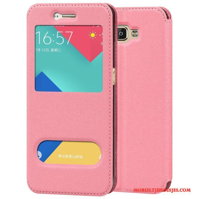 Samsung Galaxy A9 Anti-fall Siliconen Roze Hoesje Telefoon Ster Bescherming Zacht