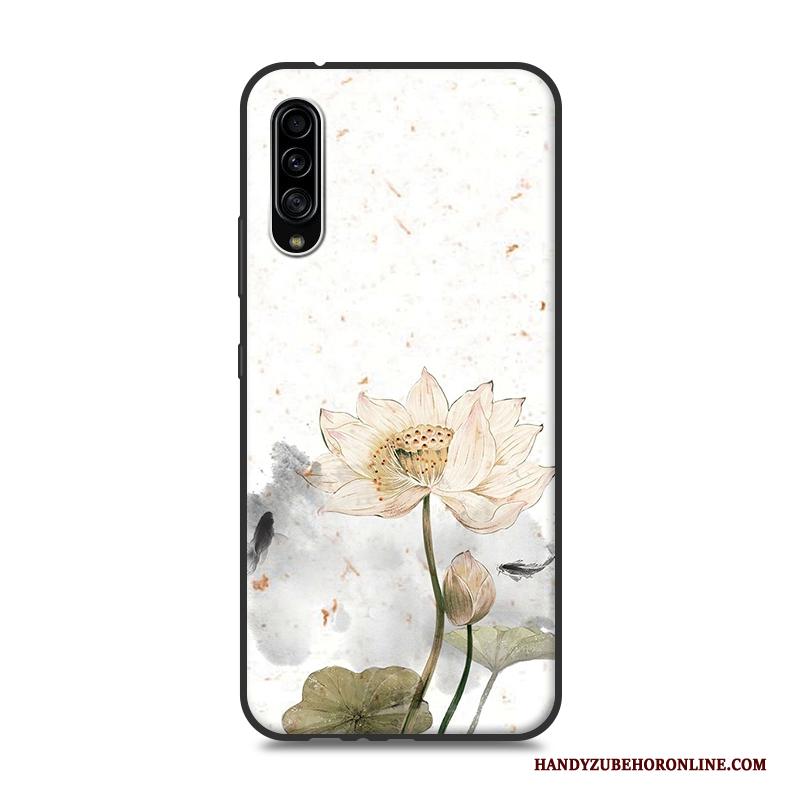 Samsung Galaxy A90 5g Wind All Inclusive Hoes Anti-fall Wit Ster Hoesje Telefoon