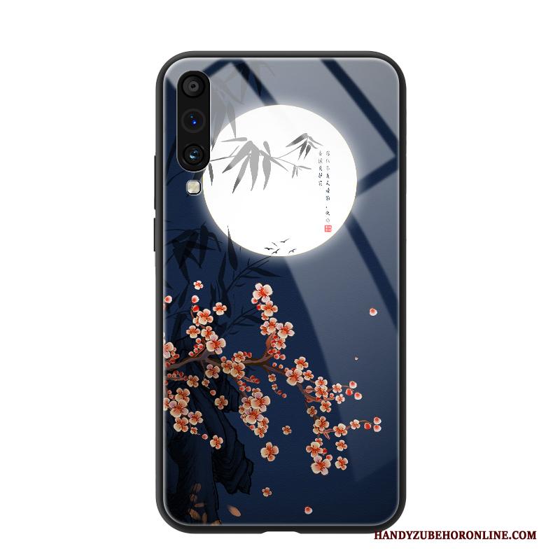 Samsung Galaxy A90 5g Zacht Ondersteuning Trend Bescherming Hoesje Vintage Chinese Stijl