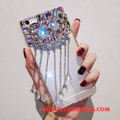 Samsung Galaxy J5 2015 Hoesje Persoonlijk Anti-fall Scheppend Edelsteen Hanger Ster Met Strass