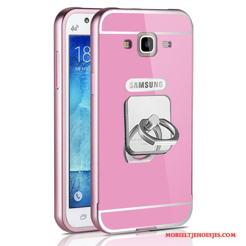 Samsung Galaxy J5 2015 Hoesje Ster Metaal Bescherming Dun Anti-fall Hard Mobiele Telefoon