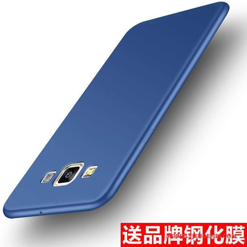 Samsung Galaxy J5 2015 Schrobben Hoesje Telefoon Anti-fall Zacht Blauw Siliconen All Inclusive