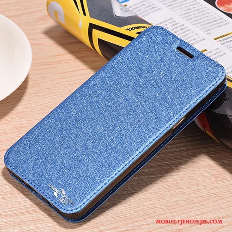 Samsung Galaxy J5 2016 Mobiele Telefoon Ster Bescherming Leren Etui Hoesje Telefoon Trend Blauw