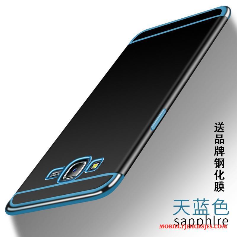 Samsung Galaxy J7 2015 Siliconen Hoes Blauw Zacht Persoonlijk Hoesje Telefoon Mobiele Telefoon