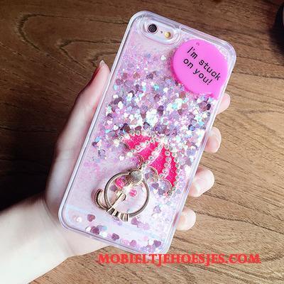 Samsung Galaxy J7 2015 Zacht Ster Bescherming Met Strass Hoesje Telefoon Hanger Roze