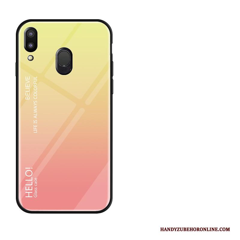 Samsung Galaxy M20 Hoesje Verloop Anti-fall Lovers Dun Nieuw Wind Net Red