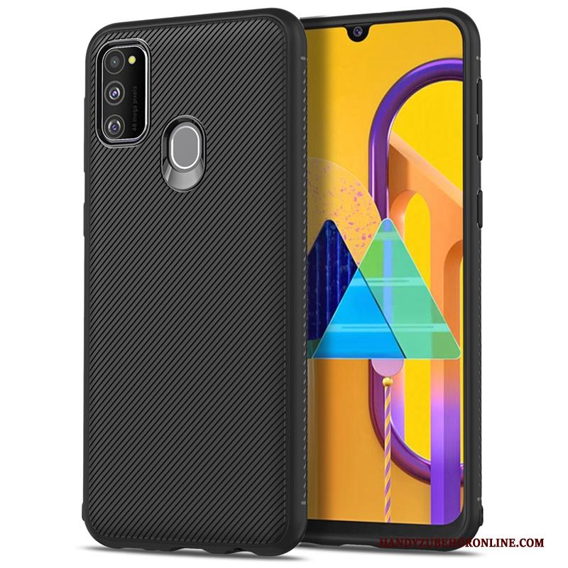 Samsung Galaxy M30s Hoesje Eenvoudige Ster Anti-fall Trend Hoes Bescherming Hanger