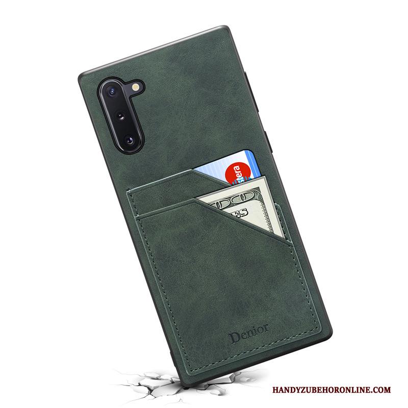 Samsung Galaxy Note 10 Anti-fall Ster Groen Bescherming Hoes Hoesje Telefoon