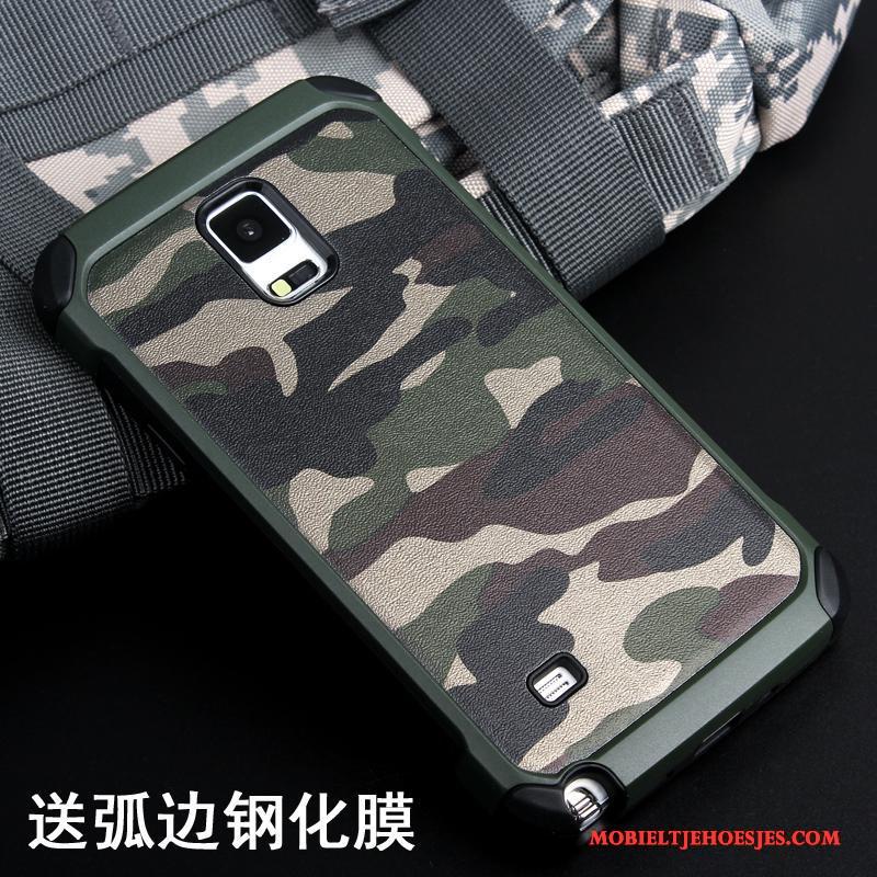 Samsung Galaxy Note 4 Camouflage Trend Ster Hoesje Telefoon Bescherming Persoonlijk Scheppend