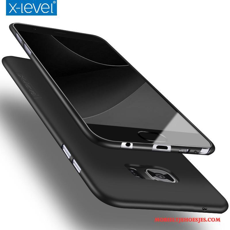 Samsung Galaxy Note 5 All Inclusive Zacht Zwart Hoesje Telefoon Ster Siliconen Anti-fall