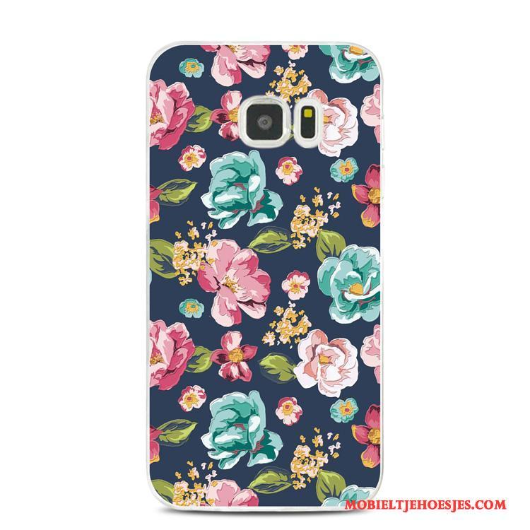 Samsung Galaxy Note 5 Bloemen Hoesje Telefoon Reliëf Mini Ster Zacht Bescherming