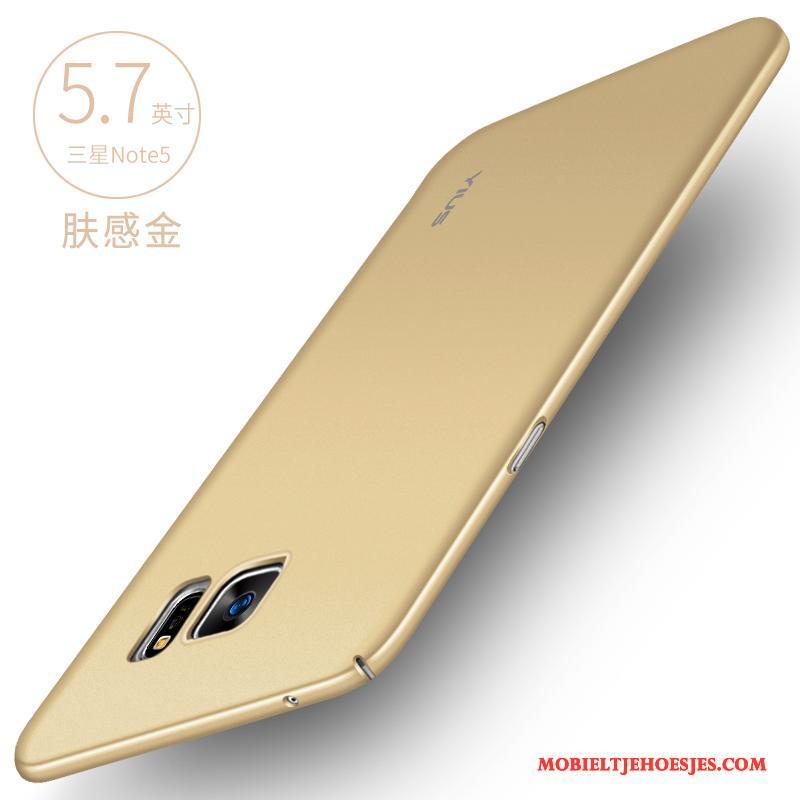 Samsung Galaxy Note 5 Rood Schrobben Ster Goud Hoesje Mobiele Telefoon All Inclusive