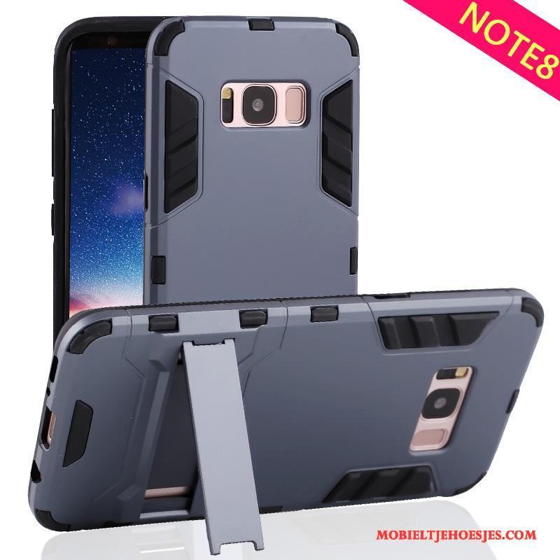 Samsung Galaxy Note 8 All Inclusive Grijs Ster Hoes Mobiele Telefoon Bescherming Hoesje