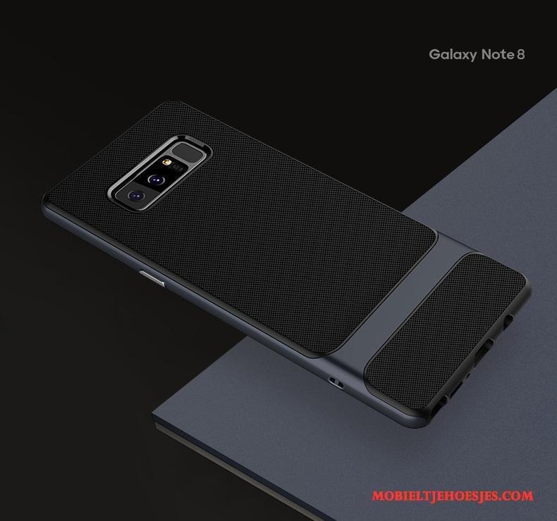 Samsung Galaxy Note 8 Hanger Anti-fall Siliconen Grijs Hoesje Telefoon Ster Bescherming