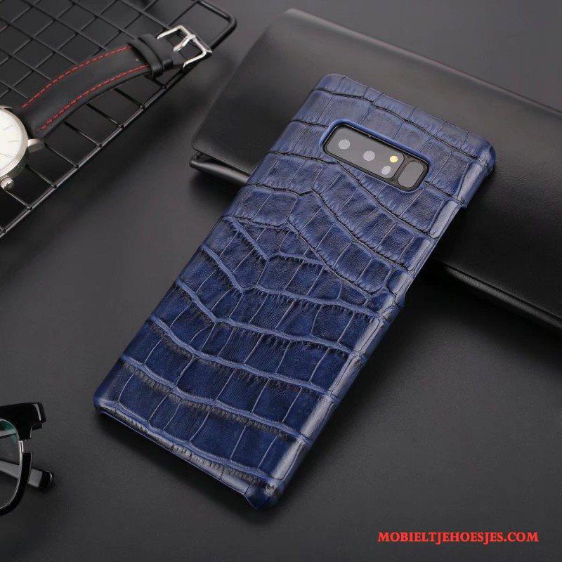 Samsung Galaxy Note 8 Hoesje Blauw Hard Persoonlijk Telefoon Anti-fall Ster