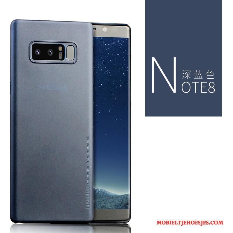 Samsung Galaxy Note 8 Ster Bescherming Siliconen Blauw All Inclusive Hoesje Telefoon Nieuw
